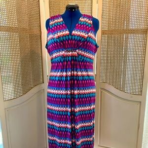Beautiful multi-color full length dress.